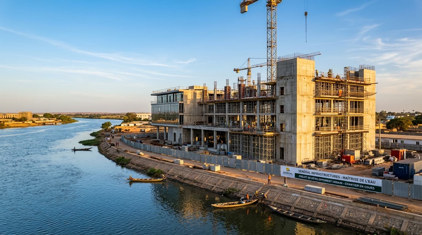 Chantier de construction moderne BAS Construction